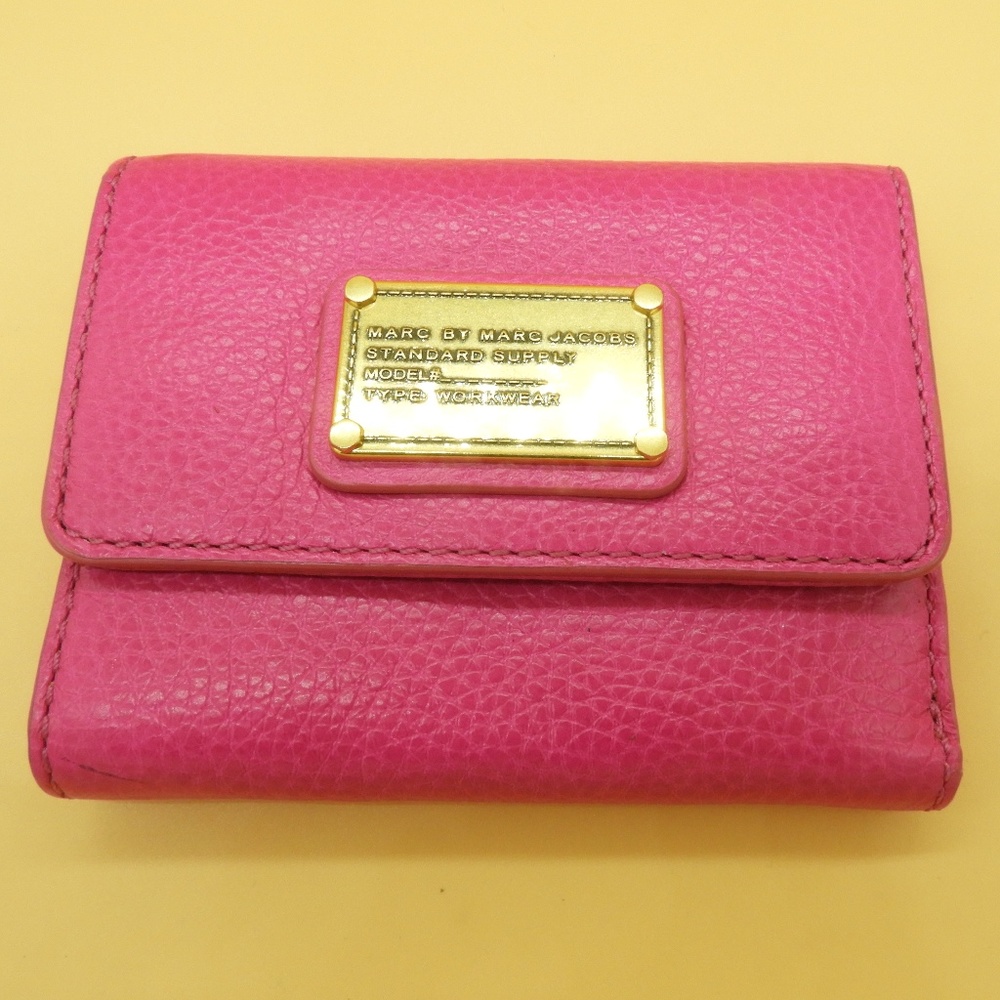 Marc Jacobs Pink Leather Wallet
